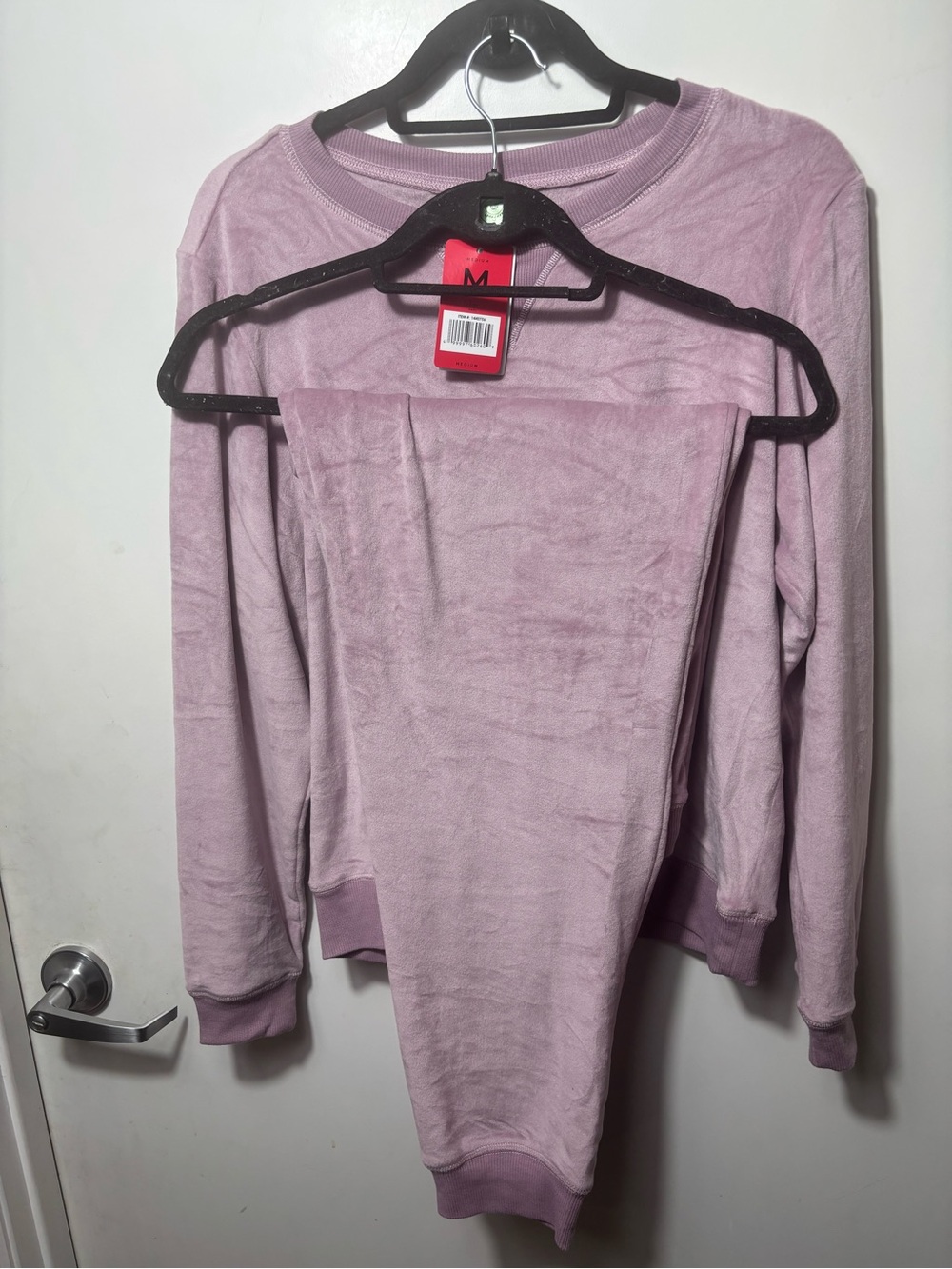 Soft Lavender Women's Long Sleeve Top & Jogger two piece set - Honeydew